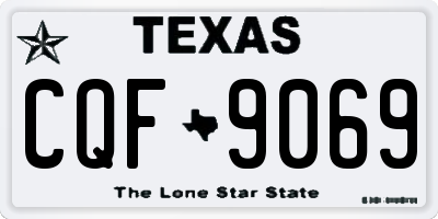 TX license plate CQF9069