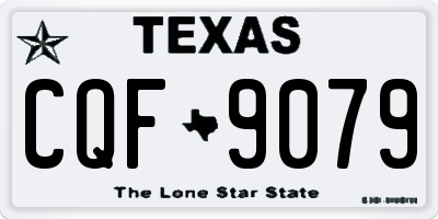 TX license plate CQF9079