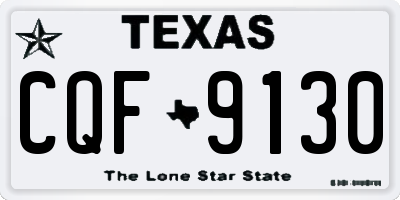 TX license plate CQF9130