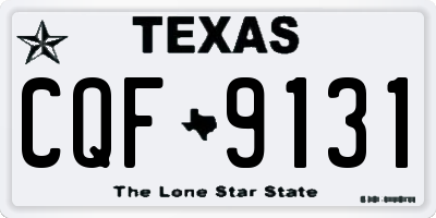 TX license plate CQF9131