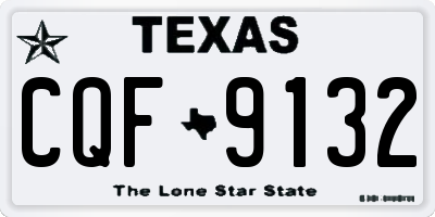 TX license plate CQF9132