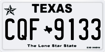 TX license plate CQF9133