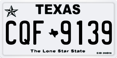 TX license plate CQF9139