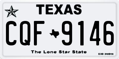 TX license plate CQF9146
