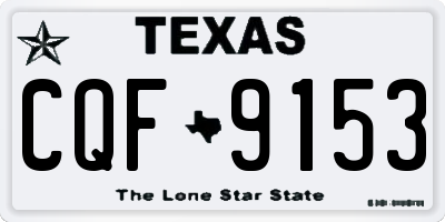 TX license plate CQF9153