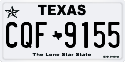 TX license plate CQF9155