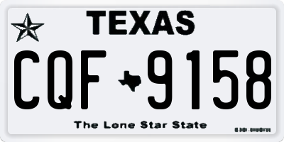TX license plate CQF9158