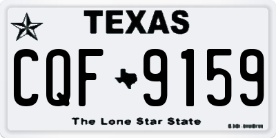 TX license plate CQF9159