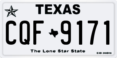 TX license plate CQF9171
