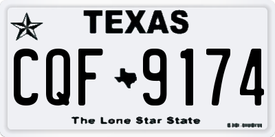 TX license plate CQF9174