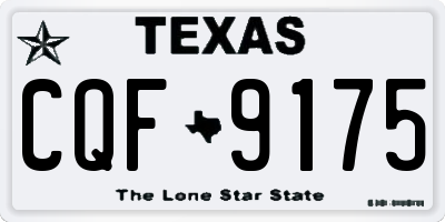 TX license plate CQF9175