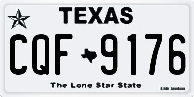 TX license plate CQF9176