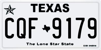 TX license plate CQF9179