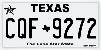 TX license plate CQF9272