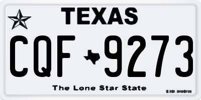 TX license plate CQF9273