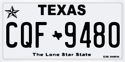 TX license plate CQF9480