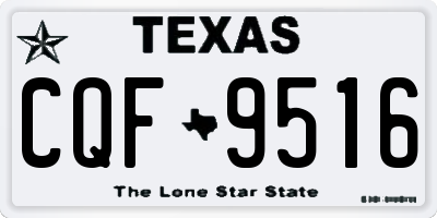 TX license plate CQF9516