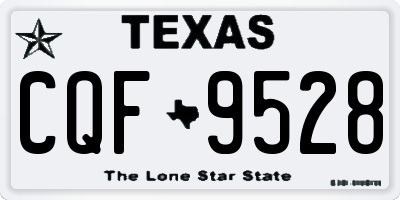 TX license plate CQF9528