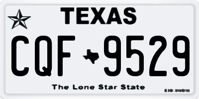TX license plate CQF9529