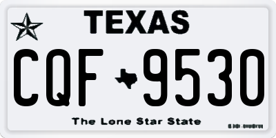 TX license plate CQF9530