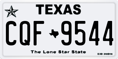 TX license plate CQF9544