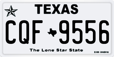 TX license plate CQF9556