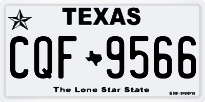 TX license plate CQF9566