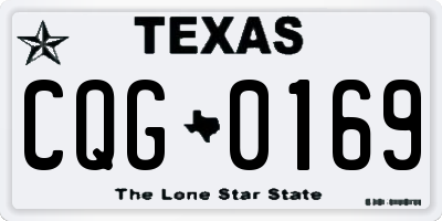 TX license plate CQG0169