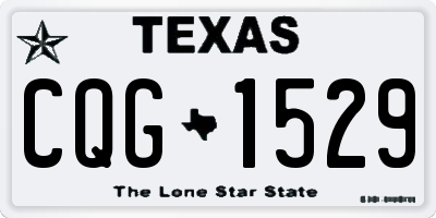 TX license plate CQG1529