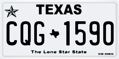 TX license plate CQG1590