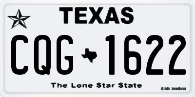 TX license plate CQG1622