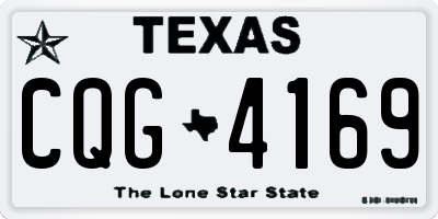 TX license plate CQG4169