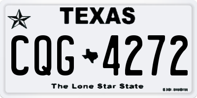 TX license plate CQG4272