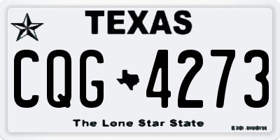 TX license plate CQG4273
