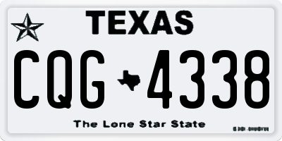 TX license plate CQG4338