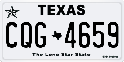 TX license plate CQG4659