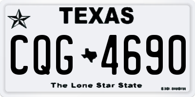 TX license plate CQG4690