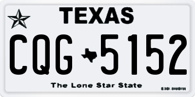 TX license plate CQG5152