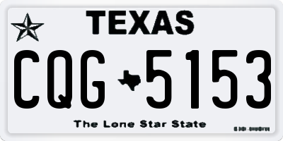 TX license plate CQG5153