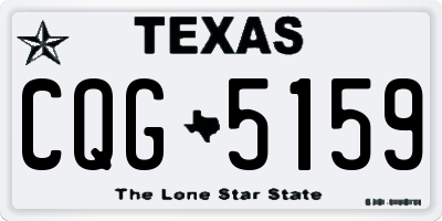 TX license plate CQG5159