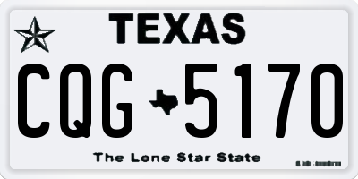 TX license plate CQG5170