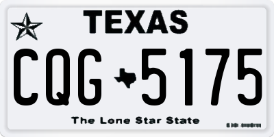 TX license plate CQG5175