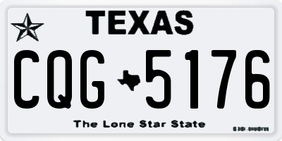 TX license plate CQG5176
