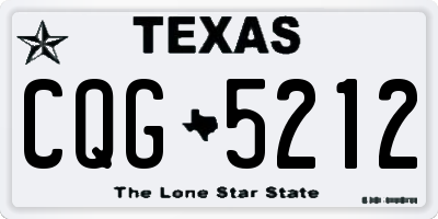 TX license plate CQG5212