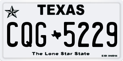 TX license plate CQG5229