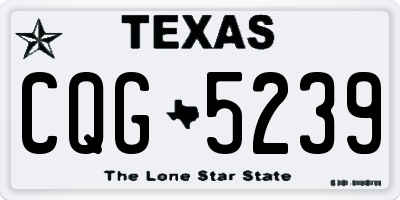 TX license plate CQG5239