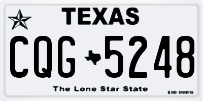 TX license plate CQG5248