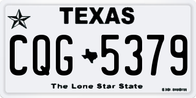 TX license plate CQG5379