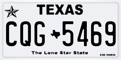 TX license plate CQG5469