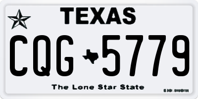 TX license plate CQG5779